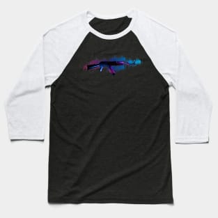 Glowing AK47 Assault Rifle Baseball T-Shirt